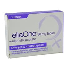 Pack of 1 ellaOne 30mg ulipristal acetate tablet