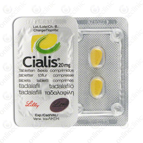 Cialis \u2022 Buy 10, 20mg Tablets For Impotence \u2022 OnlineClinic\u00ae