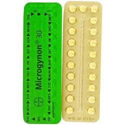 Blister strip of Microgynon® 30 tablets
