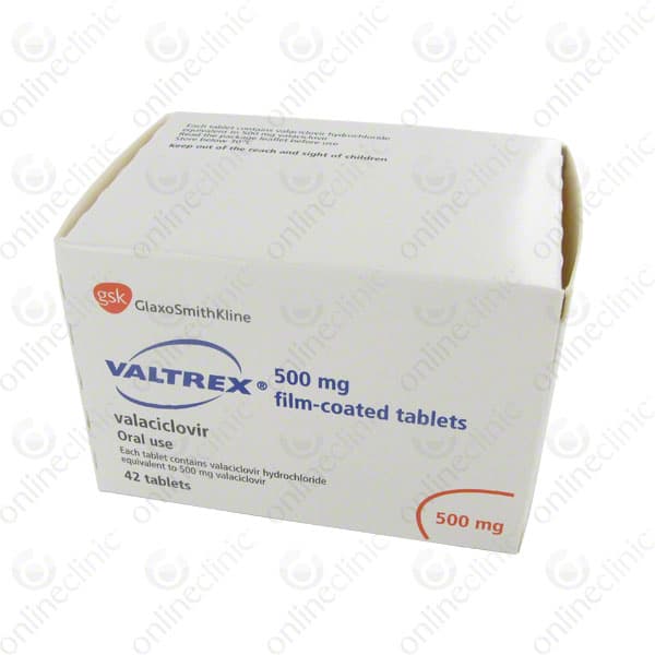 Valtrex • Buy 500mg Tablets To Treat Genital Herpes • OnlineClinic®