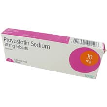 Calendar pack of Pravastatin Sodium 10mg oral tablets