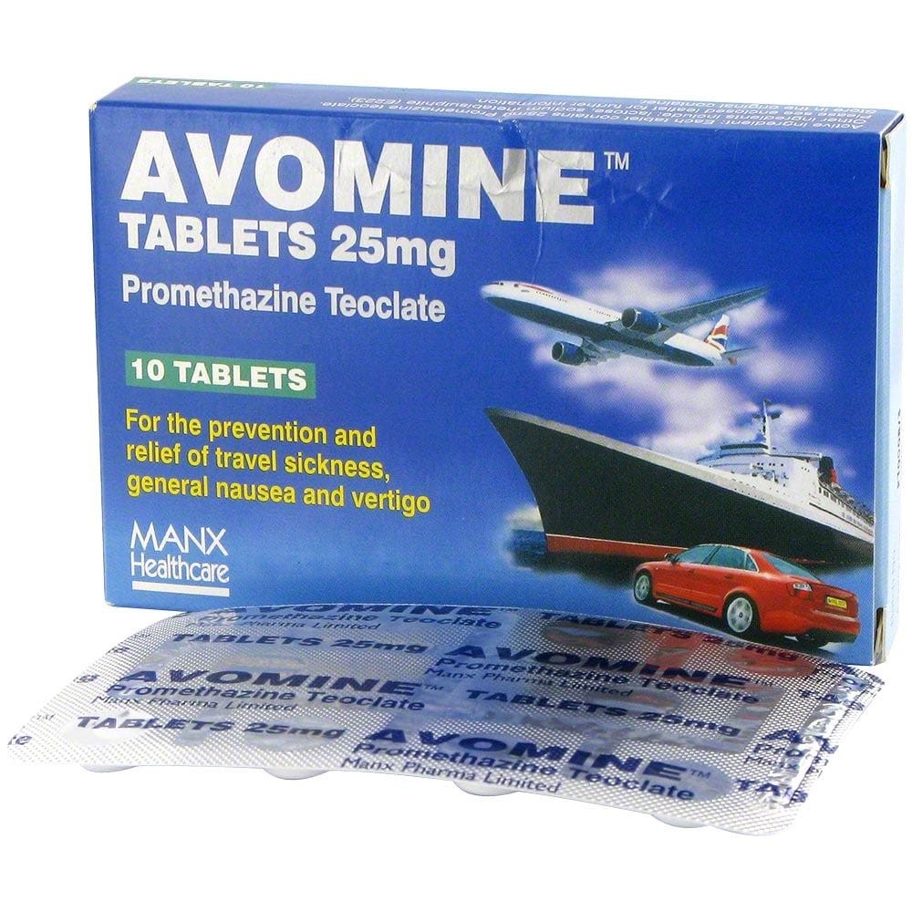 Buy Avomine • Effective Motion Sickness Treatment • OnlineClinic®