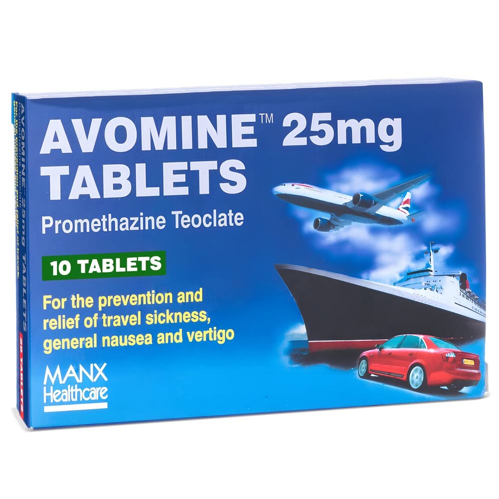 Buy Avomine • Effective Motion Sickness Treatment • OnlineClinic®