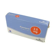 Calendar pack of Ramipril 10mg capsules