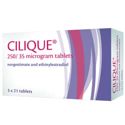 Box of 63 Cilique tablets