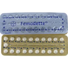 Blister pack of Femodette® pills
