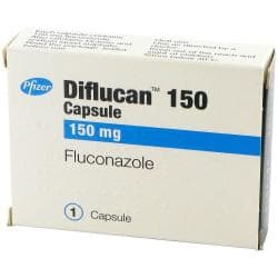 Package of Diflucan® fluconazole 150mg capsule