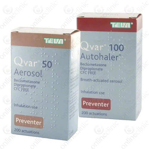 Qvar • Safely Order Prescription Asthma Inhaler • OnlineClinic®