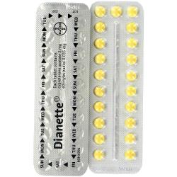 Blister pack of Dianette® 63 tablets